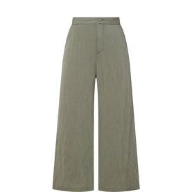 Textured Wide Leg Trousers