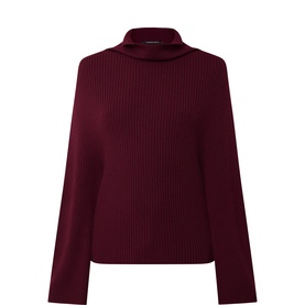 Alina Ribbed Roll-Neck Sweater