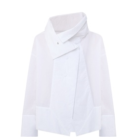 Brio Asymmetric-Collar Shirt