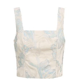 Calliope Floral Crop Top