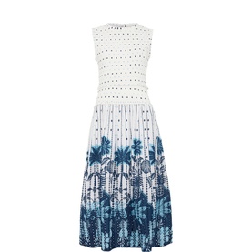 Chiara Printed Flared Dress