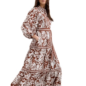 Coralie Printed Shirt Dress