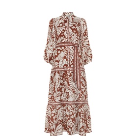 Coralie Printed Shirt Dress