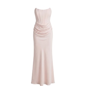 Isra Petite Drape Gown