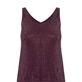Embellished Knitted Vest