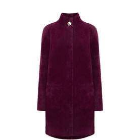 Statement Button Knitted Coat