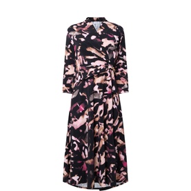 Printed Wrap Dress