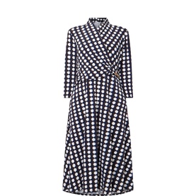 Printed Wrap Dress