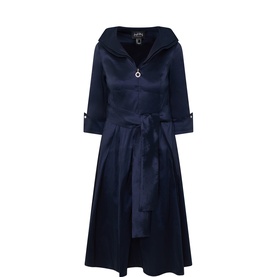 Belted Flared Dress