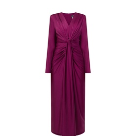 Draped Cinched Dress