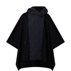 Quilted Poncho Jacket