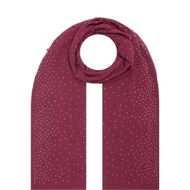 Beaded Oblong Scarf