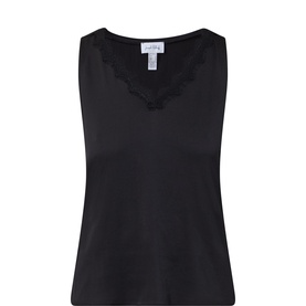 Lace Trim Vest