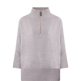 Textured Half-Zip Sweater