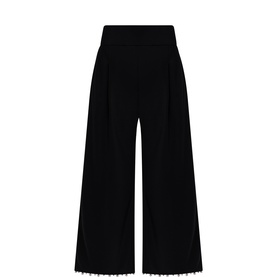 Beaded Wide Leg Culottes Trousers