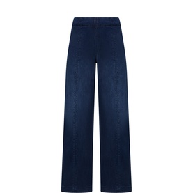 Wide Leg Denim Jeans