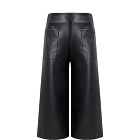 Faux Leather Culottes