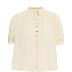 Leighton Scallop Trim Blouse