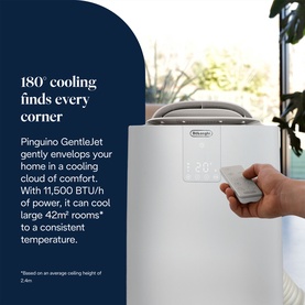 Pinguino AP98 GentleJet Portable Air Conditioner White