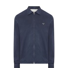 Triangle Logo Zip Overshirt