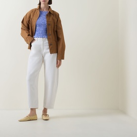 Smocked Puff Blouse