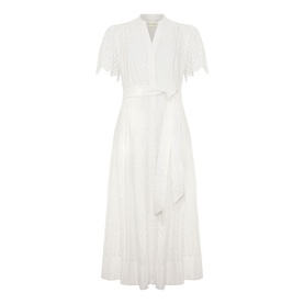 Aletta Embroidered Shirt Dress