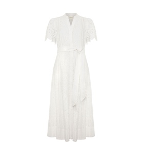 Aletta Embroidered Shirt Dress