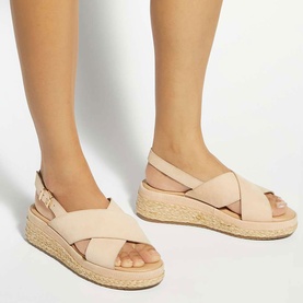 Kiya Raffia Flatform Wedges