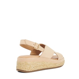 Kiya Raffia Flatform Wedges