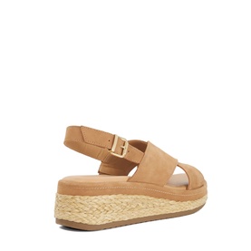 Kiya Raffia Flatform Wedges