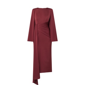 Draped Pencil Dress