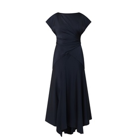Gathered Scarf Dress