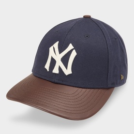 New York Yankees MLB Leather Visor Cap