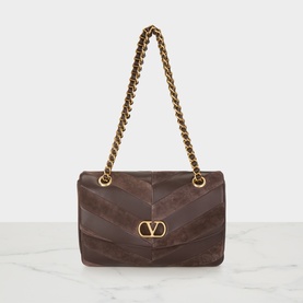 Djuna Medium Suede Shoulder Bag