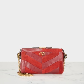 Panthea Small Suede Shoulder Bag