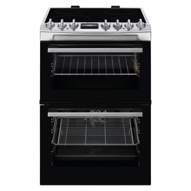 600 SteamBake Cooker Ceramic Hob Stainless Steel