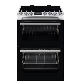 600 SteamBake Cooker Ceramic Hob Stainless Steel