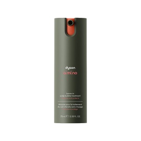 Dyson Amino Leave-In Scalp Building Treatment, olive green and orange pump bottle, 75ml