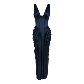 Angeline Satin Corset Gown