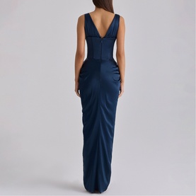 Angeline Satin Corset Gown
