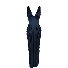 Angeline Satin Corset Gown