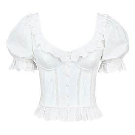 Bella Broderie Anglais Babydoll Blouse