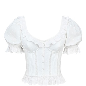 Bella Broderie Anglais Babydoll Blouse