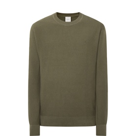 Textured Monogram Logo Sweatshirt