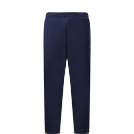 Calvin Klein Dark Sapphire cotton-blend sweatpants with elasticated waist, tapered leg, and subtle logo detail