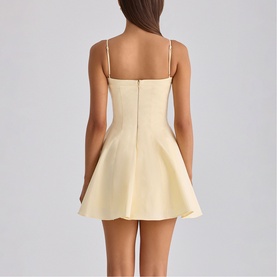 Dolly Pocket Mini Flared Dress