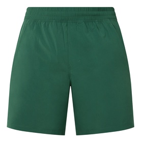 Lululemon Green Cove performance shorts with elasticated waistband, flat-front design and side seam pockets