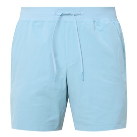 Lululemon seafoam blue performance shorts with elasticated drawstring waist and side pockets
