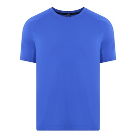 Lululemon Beach Ball Blue men's performance T-shirt with crew neck and raglan short sleeves