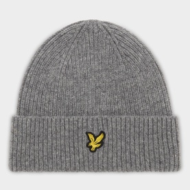 Eagle Logo Ribbed Beanie Hat